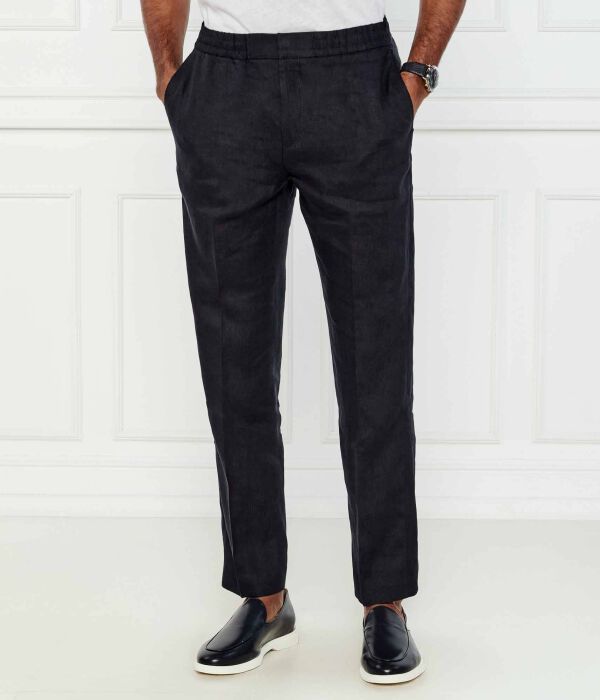 

Льняные брюки tannen Slim fit Tiger Of Sweden, синий