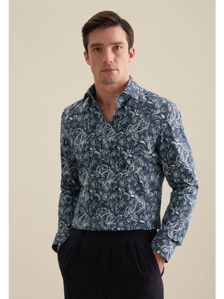 

Рубашка Seidensticker, бирюзовый