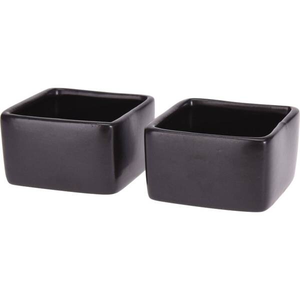

Сервировочная тарелка черного квадрата. Excellent Houseware, черный