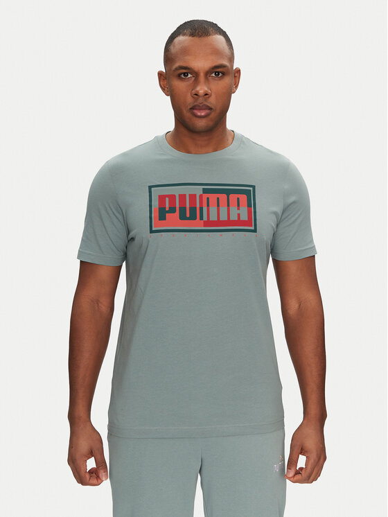 

Футболка обычного кроя Graphics Box 684827 Puma, зеленый