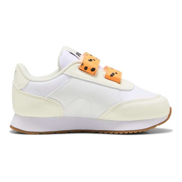 Кроссовки Puma Match Kids Lifestyle Shoes Kids Low-top White/orange, белый/оранжевый — фото 2