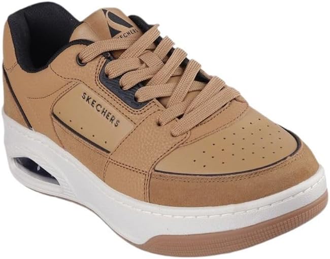 Кроссовки Skechers Mens Uno Court - Low Post Match, Whiskey — фото 3