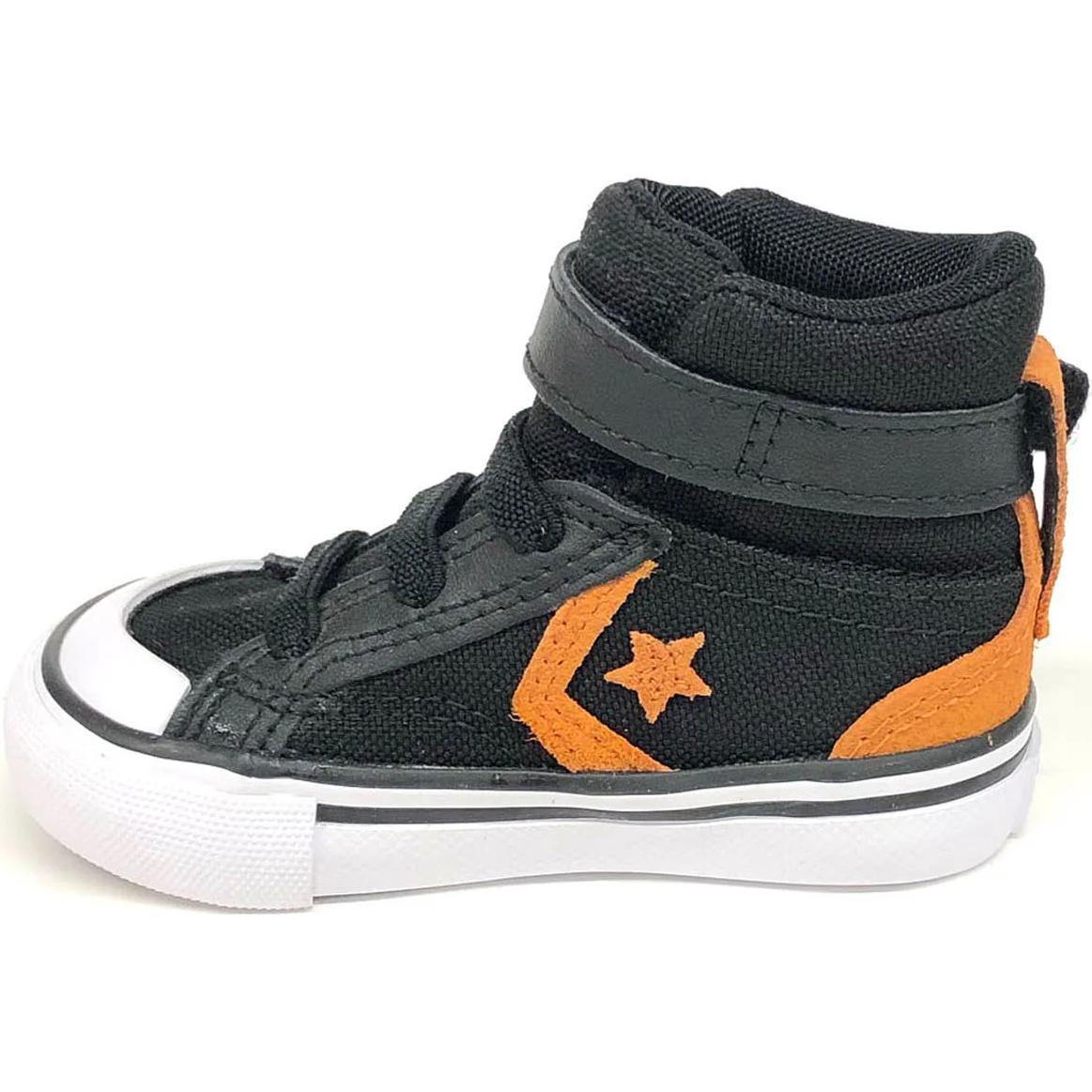 Converse Антиударные амортизирующие высокие детские ботинки Black для малышей — фото 4