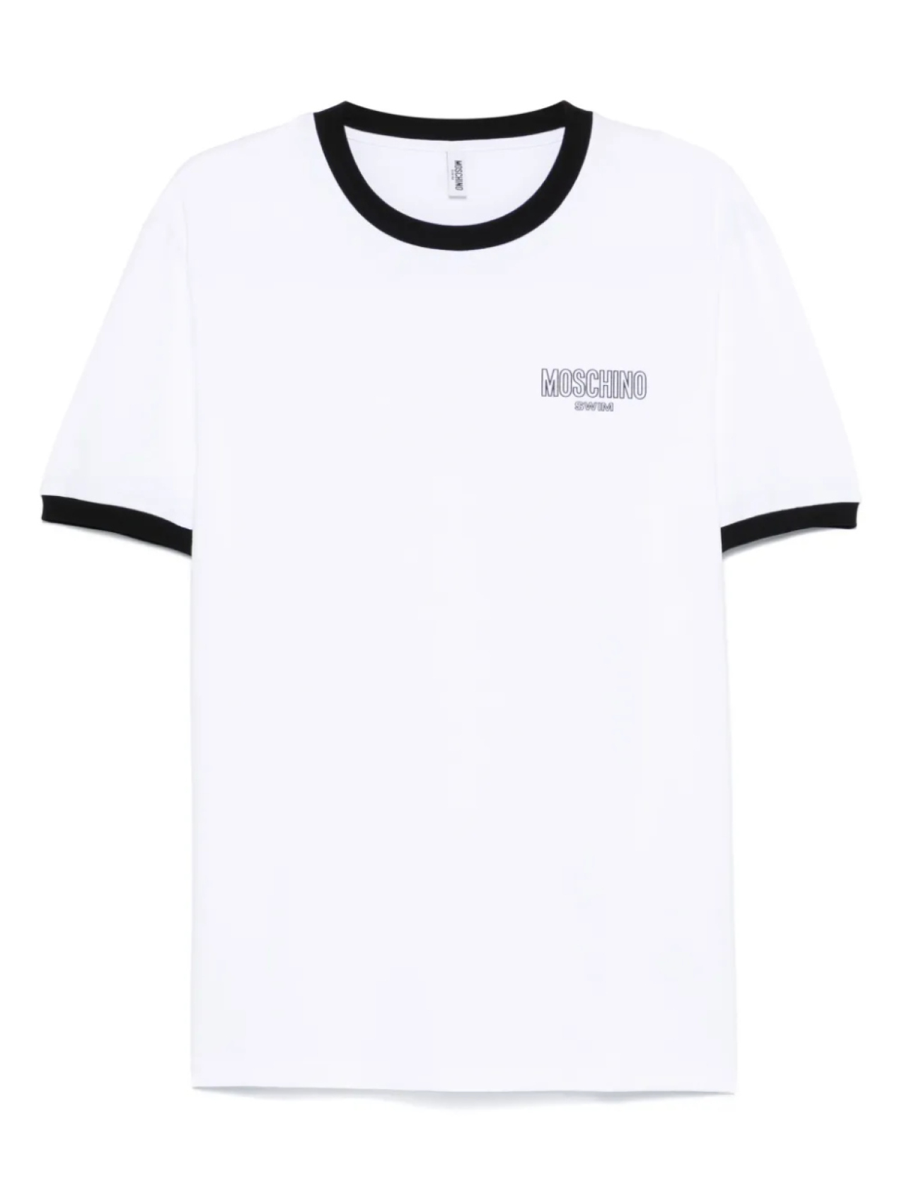 

Moschino футболка с логотипом, белый