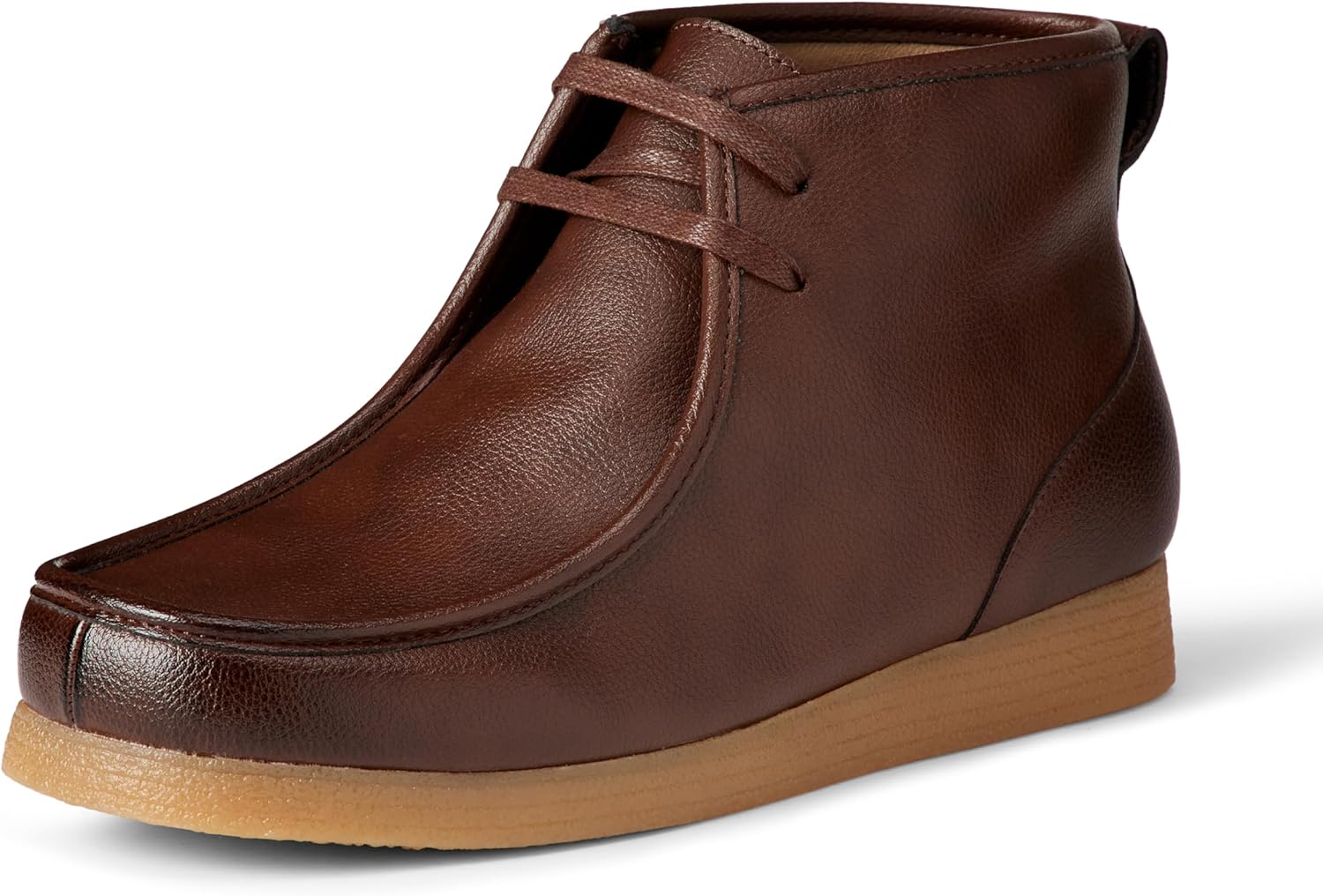 

Мужские ботинки Amazon Essentials Chukka с носком-мокасином, темно-коричневый