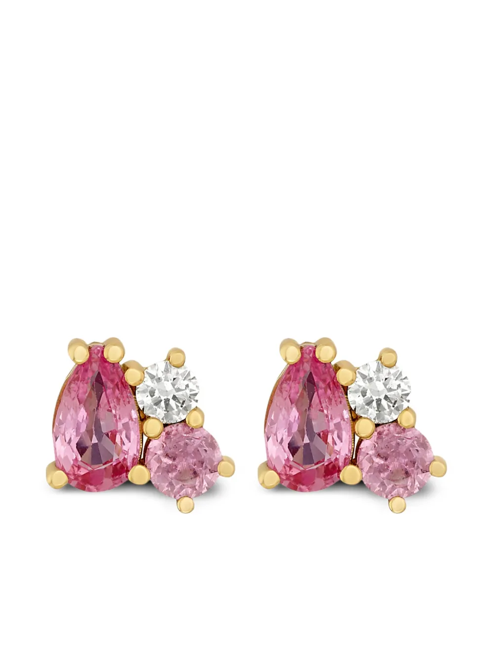 

Серьги Gooseberry из розового золота с бриллиантами и сапфирами ROSEKEY, розовый