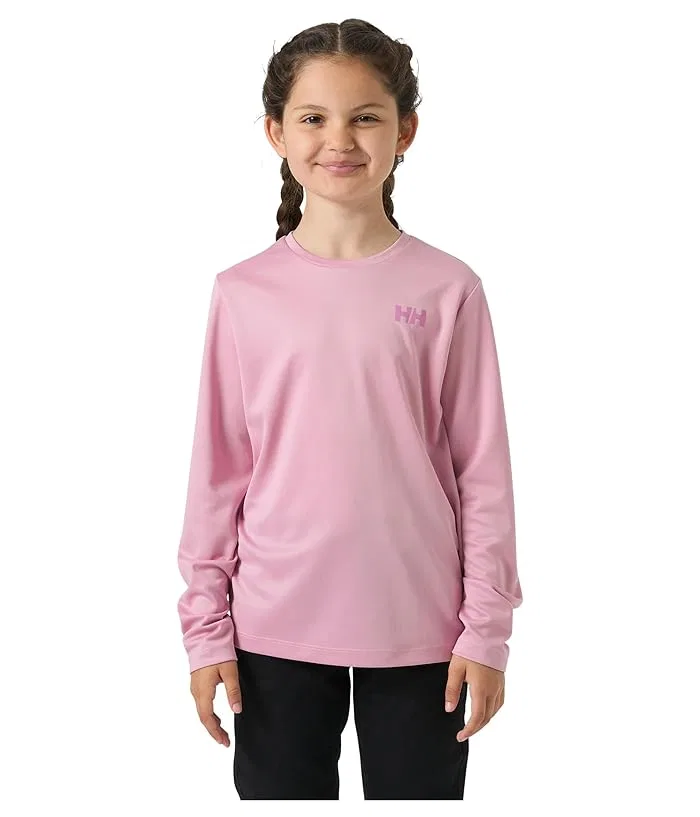 Футболка с длинным рукавом Tech Long Sleeve Crew Helly Hansen, Pink Lavender