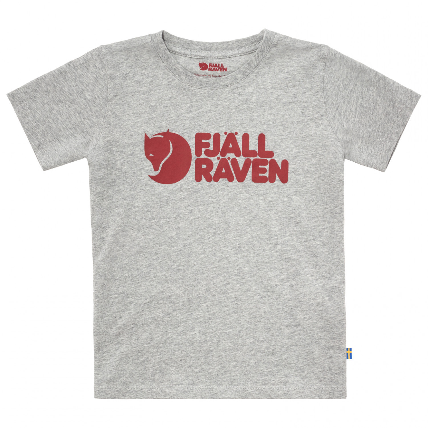

Футболка Fjällräven Kid's Fjällräven Logo, цвет Grey/Melange