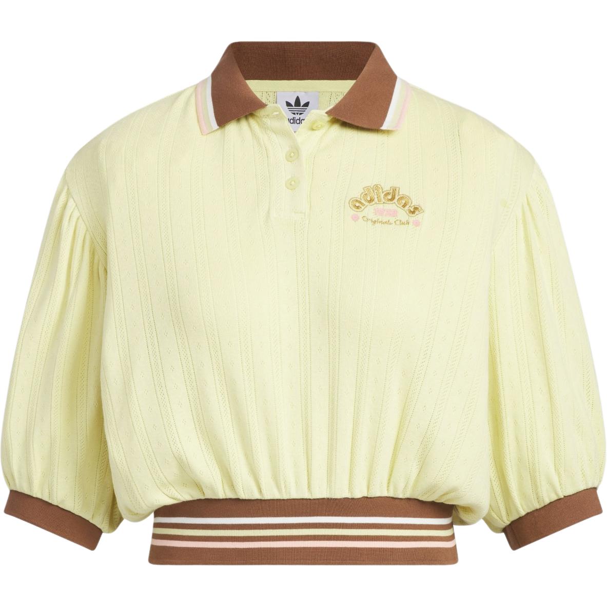 

Adidas Originals Ретро поло для женщин Powder Yellow