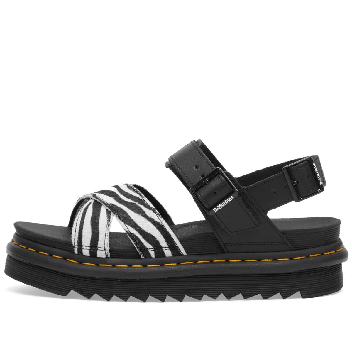 

Сандалии Dr. Martens Voss Ii Zebra Sandals, черный