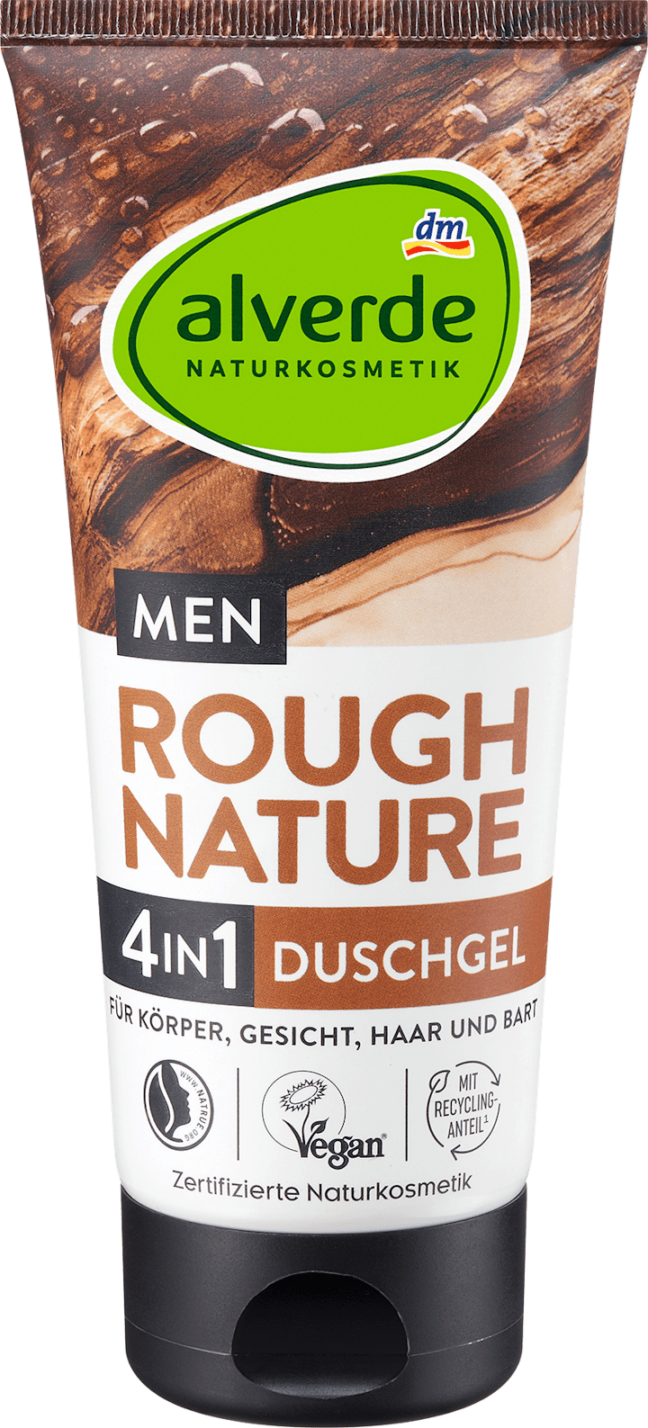 

Гель для душа alverde MEN Duschgel 4in1 Rough Nature, 200 ml