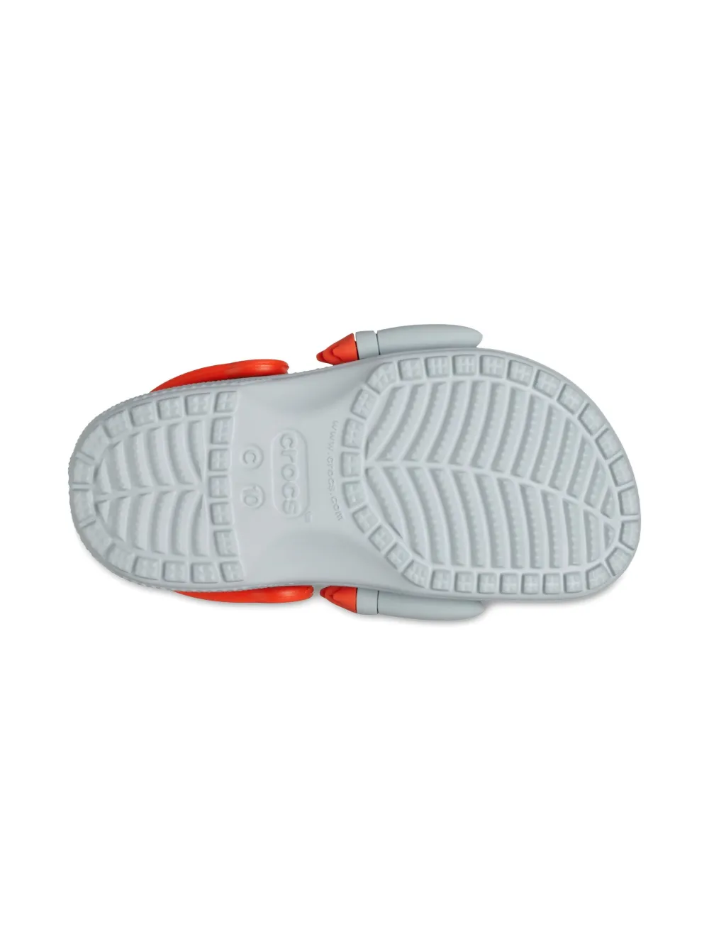 Клоги Rocketship Crocs Kids, серый — фото 4