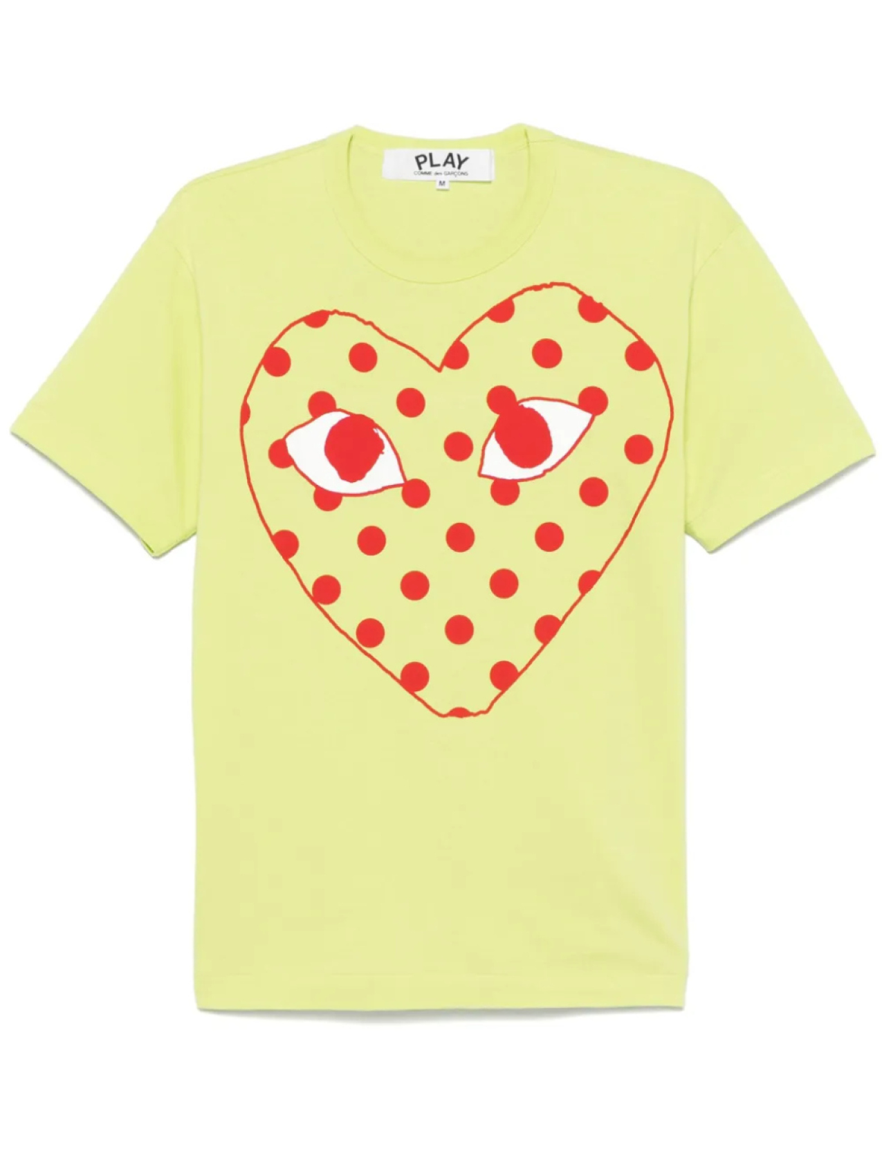 

Comme Des Garçons Play футболка с логотипом, зеленый