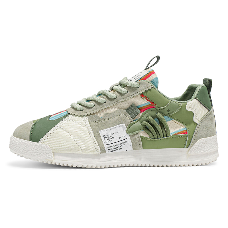 

Wooden Rabbit Амортизирующие, износостойкие, дышащие, увеличивающие рост низкие кеды мужские, гороховый зеленый, цвет Pea Green