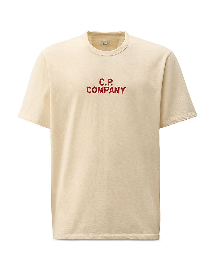 

Футболка с графическим логотипом C.P. Company, коричневый/бежевый
