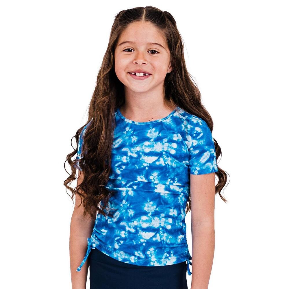 

Купальный топ Lily для девочек Calypsa LLC, цвет Blue Tie Dye