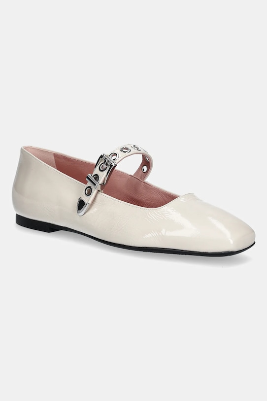 Кожаные балетки Camille Pretty Ballerinas, бежевый