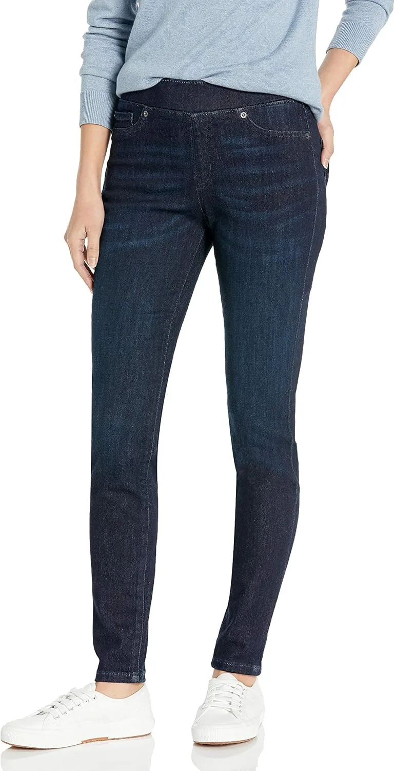 

Amazon Essentials Женские джинсы-леггинсы Mid-Rise Stretch Pull-On - Discontinued Colors