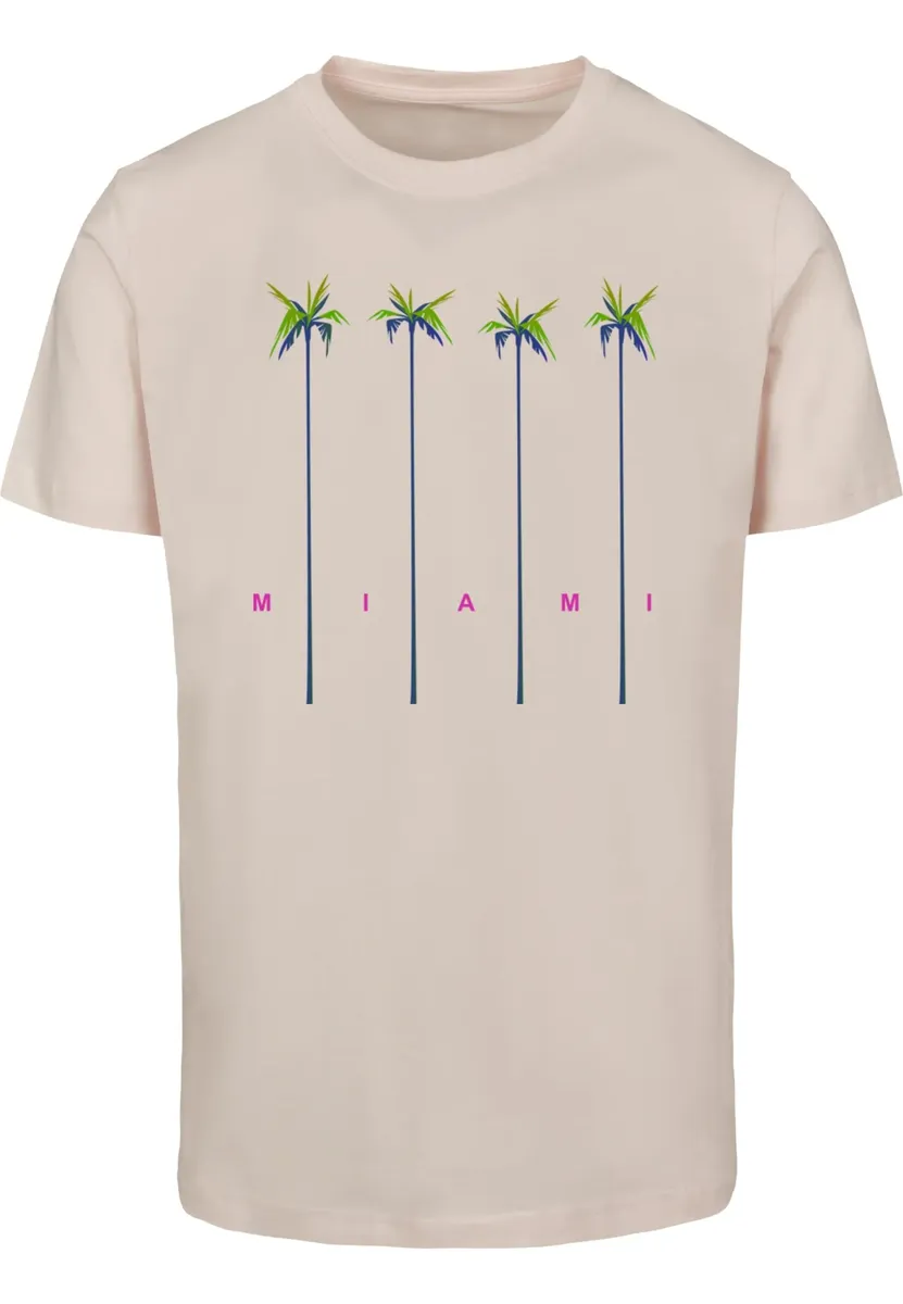 

Футболка Mister Tee "Мужская футболка Mister Tee Miami Palms" Mistertee, розовый