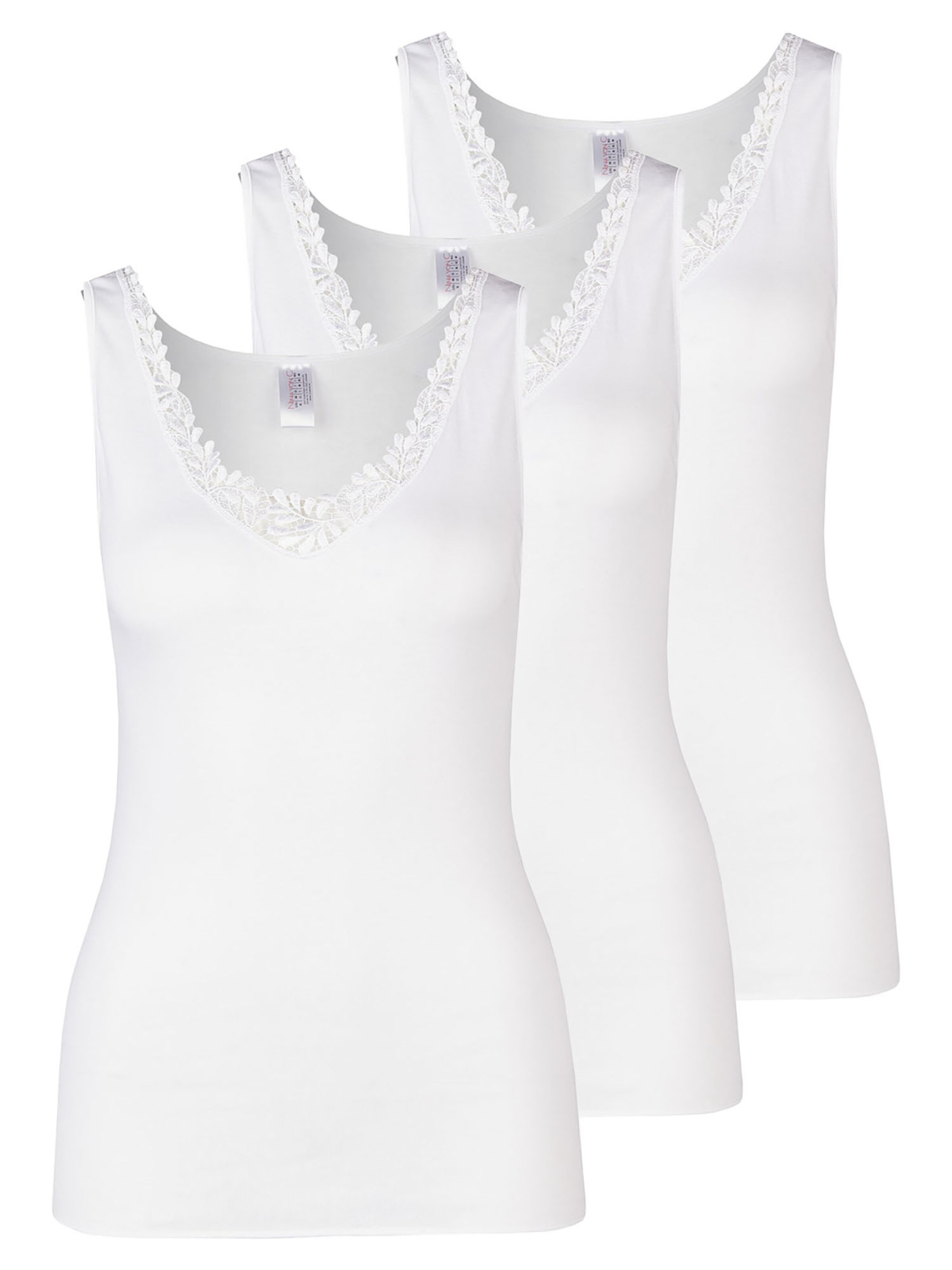 

Nina von C. Майка 'Fine Cotton' в белом цвете