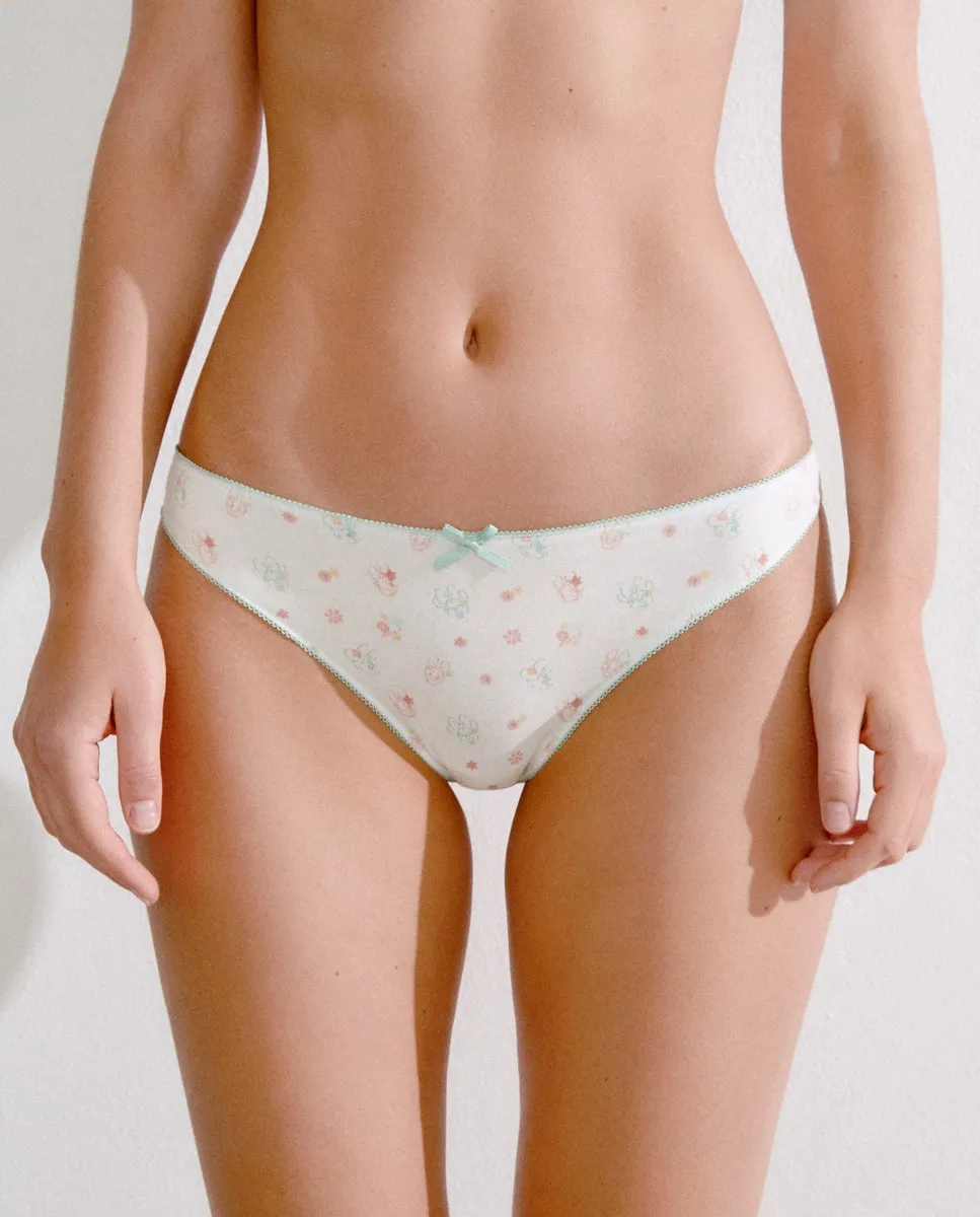 

Упаковка из 3 трусиков-стрингов Minnie & Daisy Easy Wear, светло-зеленый