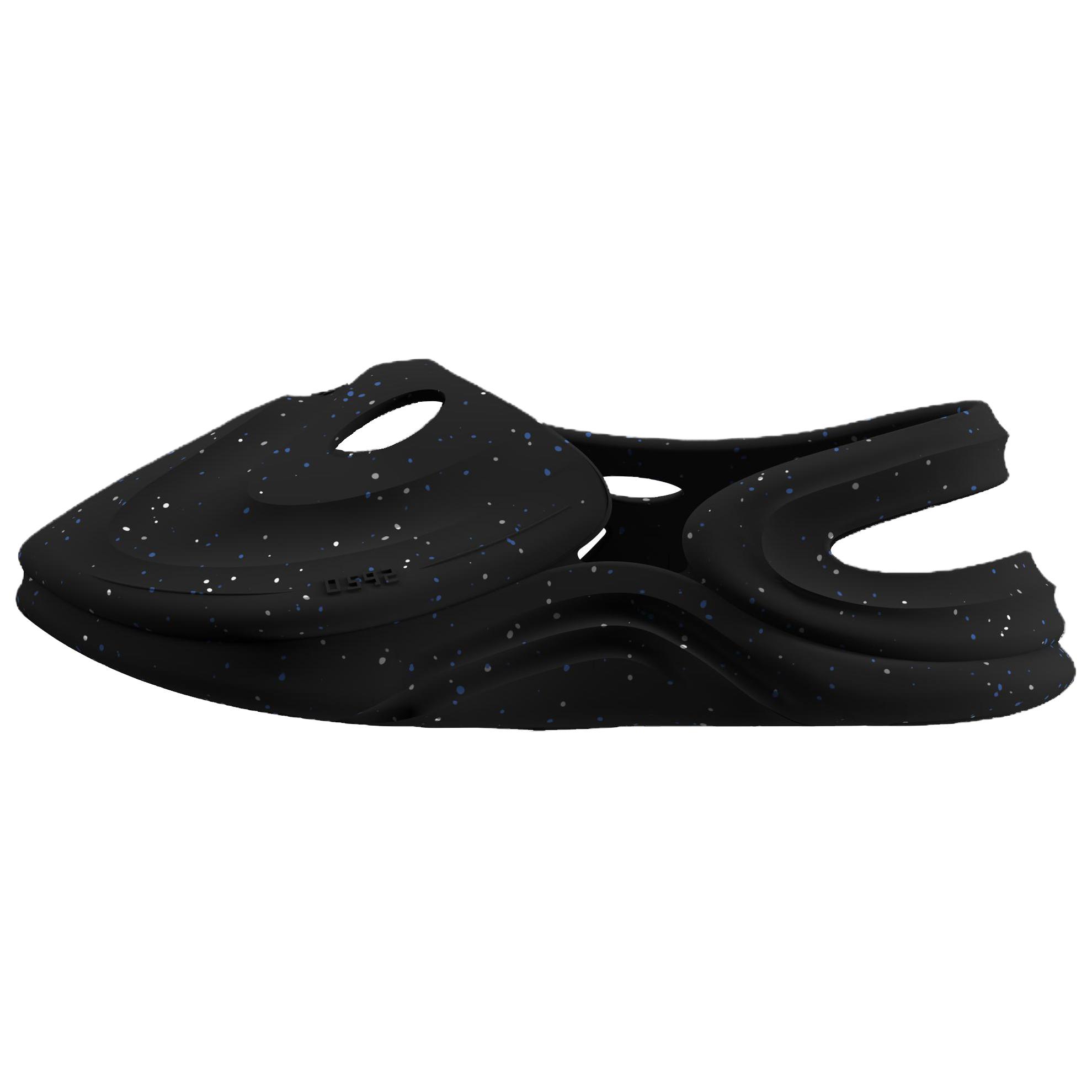 

Modme Клоги унисекс черные с завитками и точками, цвет Black with Swirl Dot