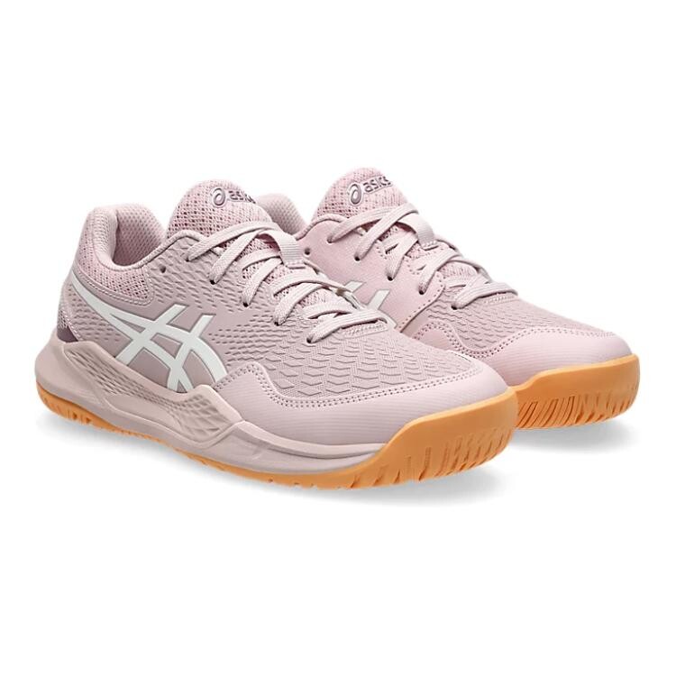 Кроссовки детские Gel-Resolution 9 GS Low-top розовые Asics, цвет Lotus Color — фото 3