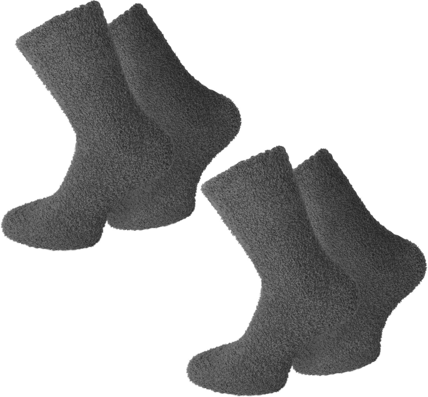 

Носки normani 2 шт Kuschel für Damen und Herren, антрацит