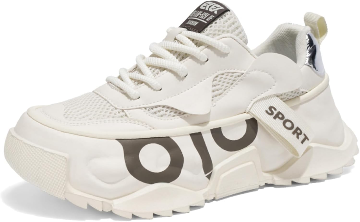 

Мужские кроссовки для шоссейного бега, мягкая подошва, теннисные и прогулочные кроссовки с амортизацией, повседневная обувь для мужчин с эффектом увеличения роста, подходят для спортзала, работы, вождения и школы Houdbdol, бежевый