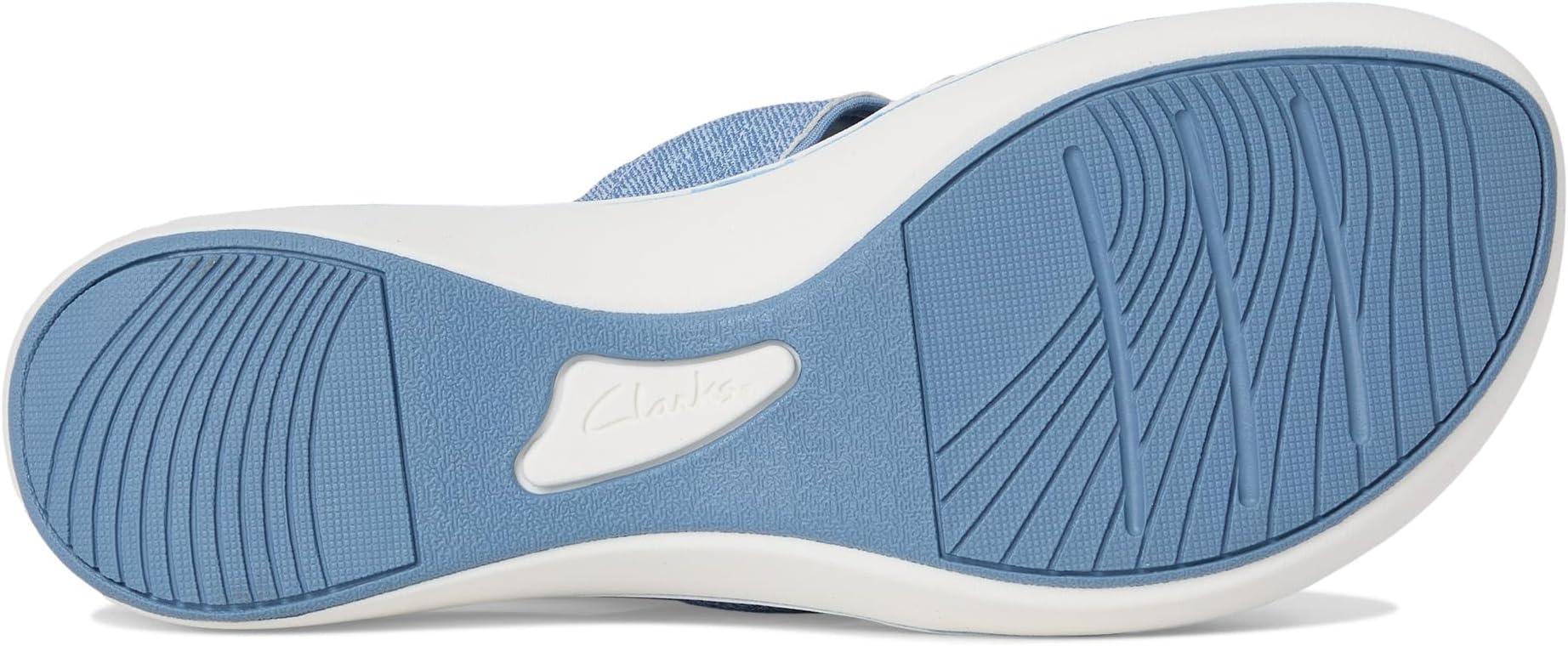 Туфли Clarks Breeze Rae Mia, цвет Denim Blue Interest Synthetic — фото 3