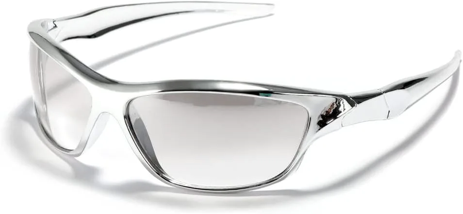 

Модные спортивные солнцезащитные очки из смолы для женщин и мужчин, роскошные дизайнерские очки в готическом стиле для активного отдыха SLCHJXS, E01 Black