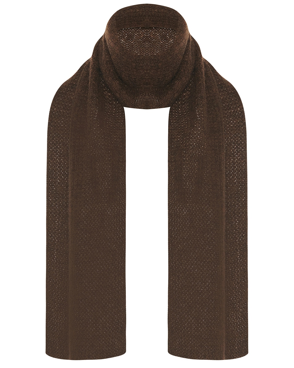 

Шарф Walt The Row, Smoke Brown