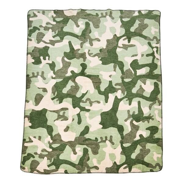 

Плед twentyfour Camouflage, 200 см цвет grün/creme