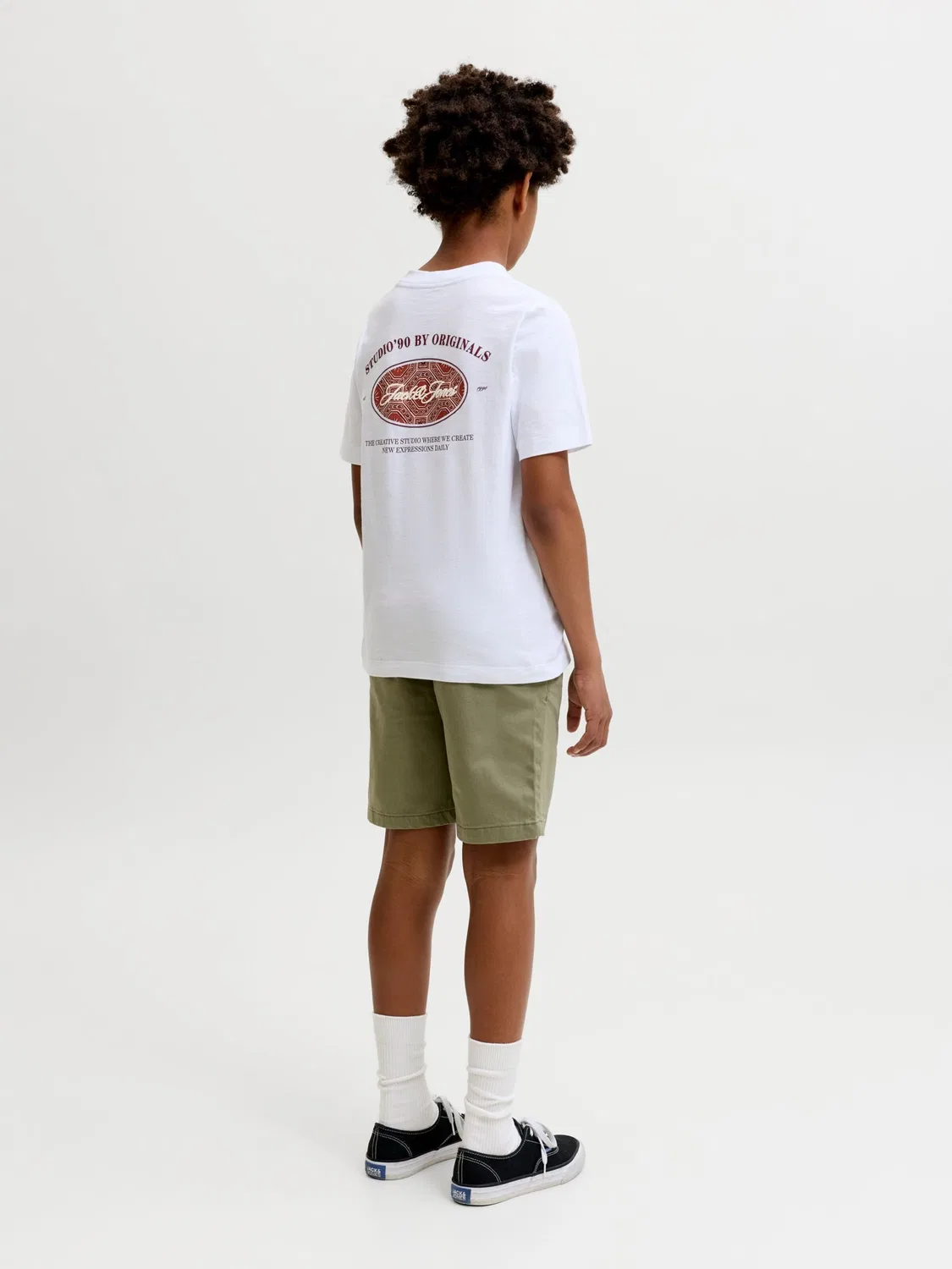 Зауженные брюки Jack Jones Junior, зеленый — фото 4