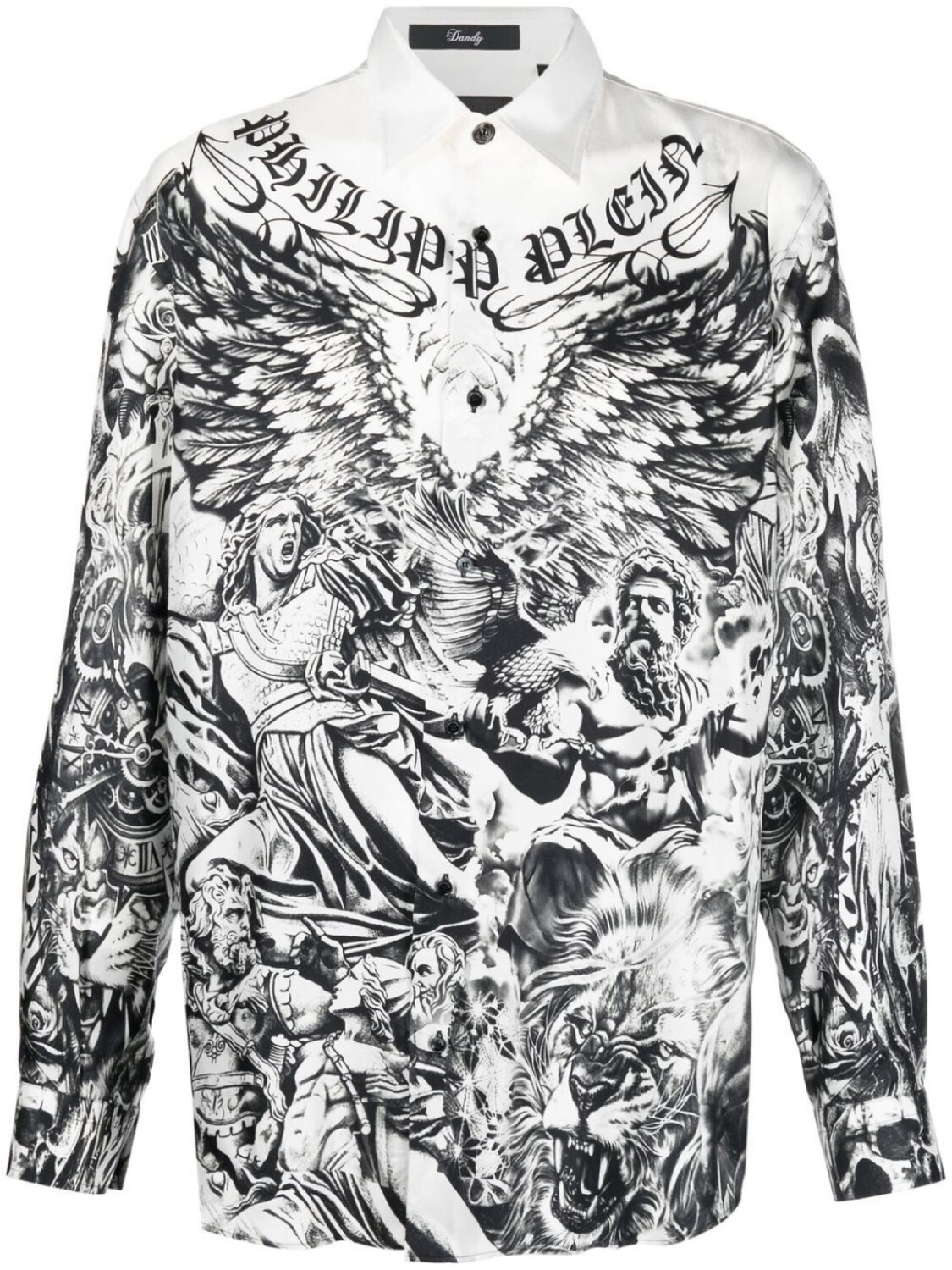 

Philipp Plein рубашка с графичным принтом, белый