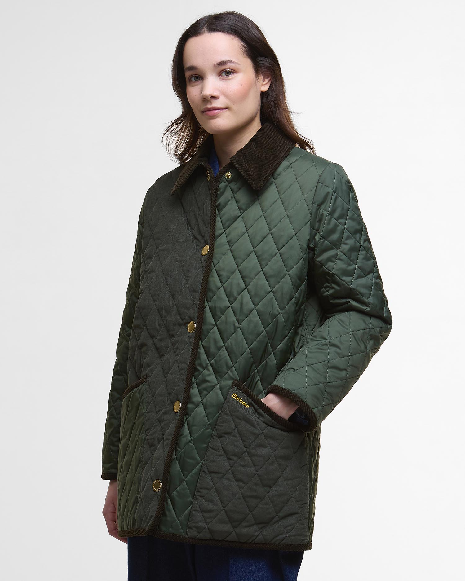 

Стеганая куртка Barbour Meryl, Olive/Ancient Tartan