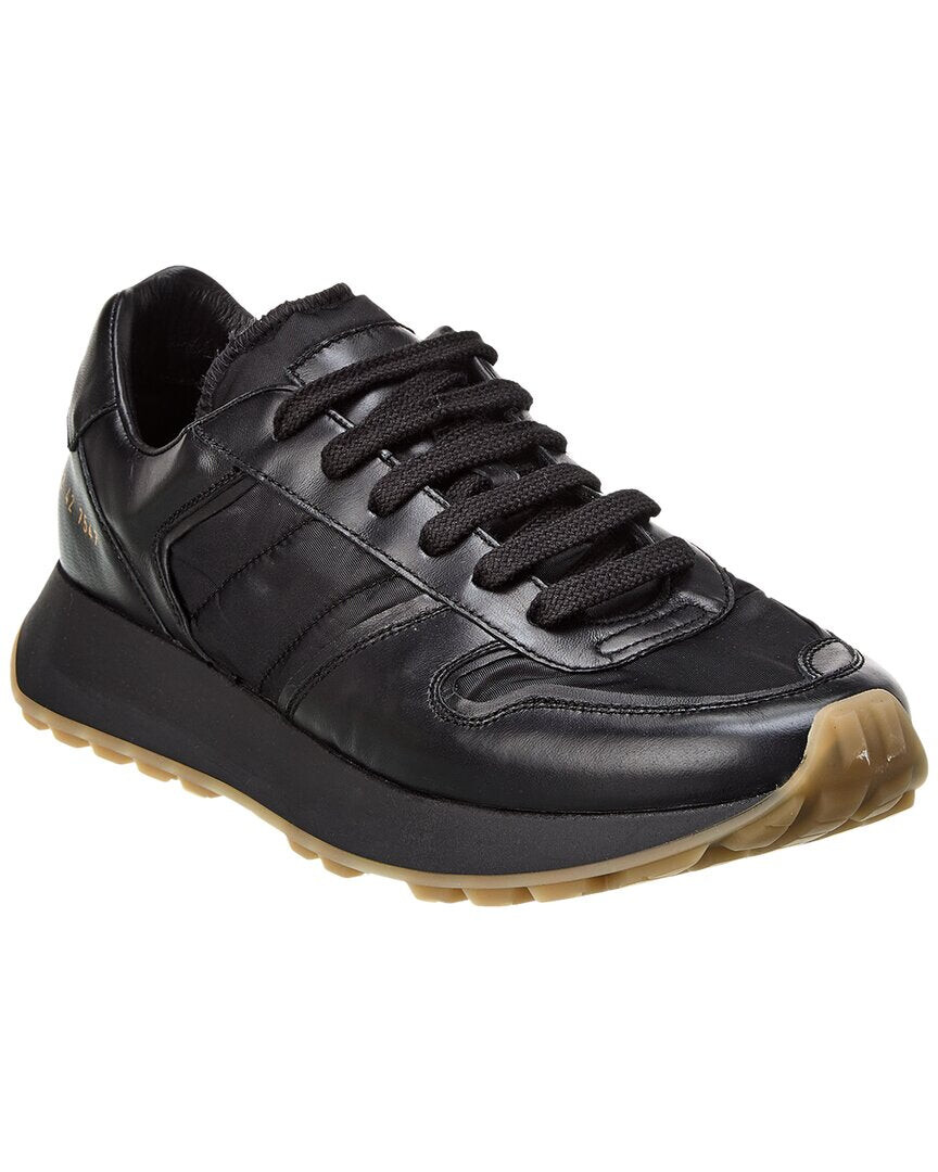 

Кроссовки Common Projects Track 76 из нейлона и кожи, черный