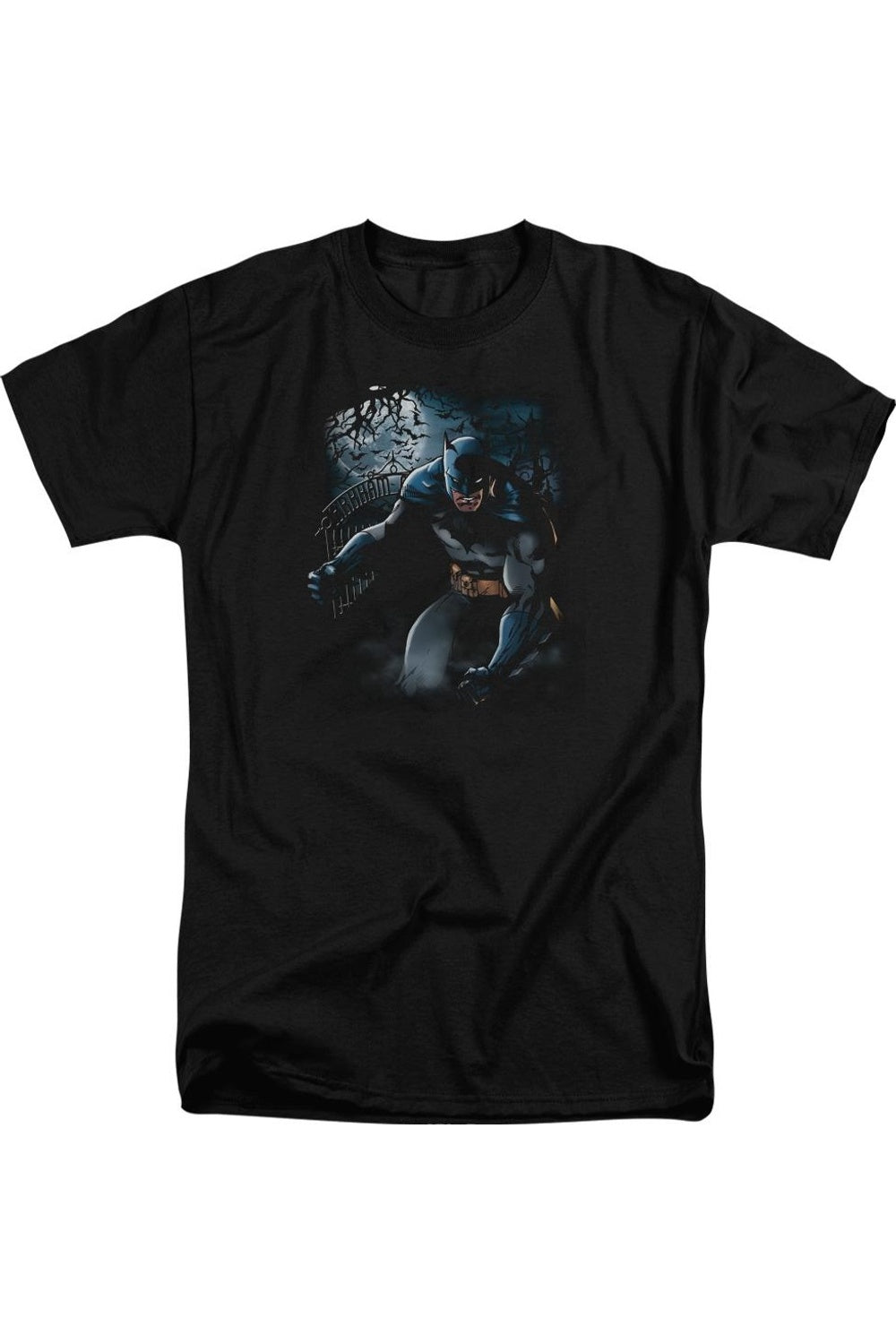

Футболка Batman Light Of The Moon с коротким рукавом для взрослых Gildan, черный