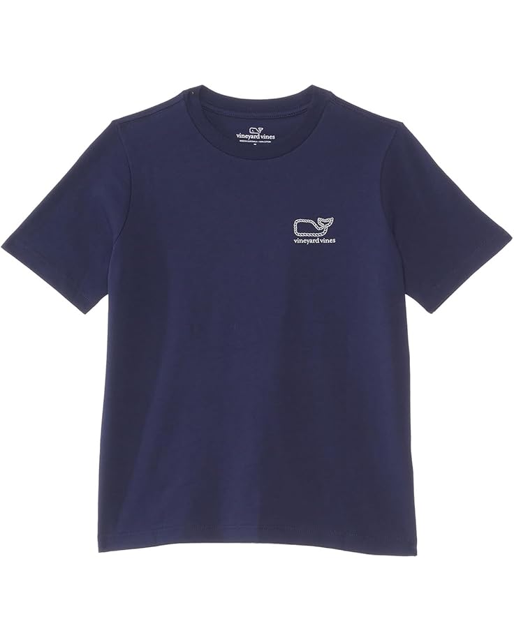 

Футболка Vineyard Vines Kids Boys' Rope Flag Short Sleeves Tee, цвет Nautical Navy