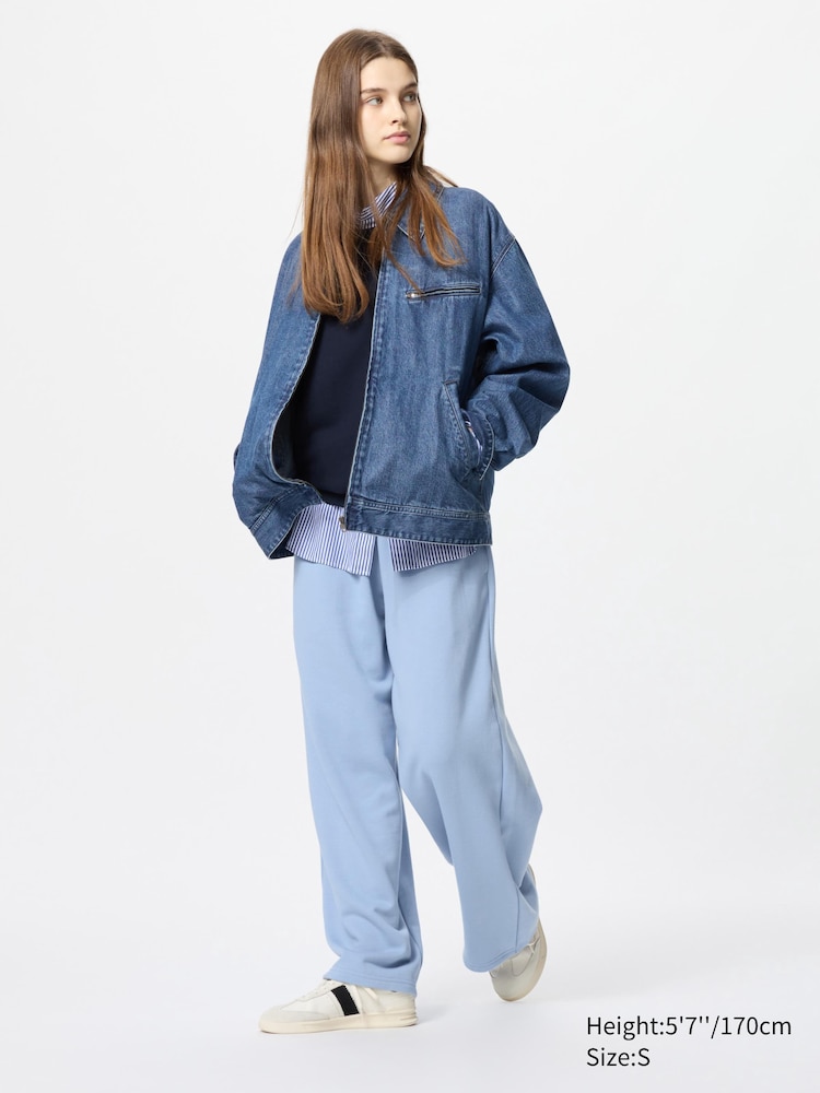 

Широкие спортивные брюки Uniqlo, цвет 61 синий