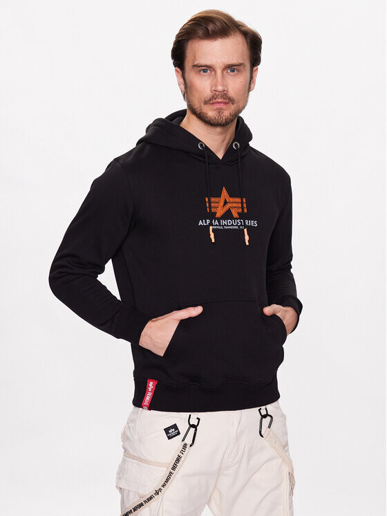 

Толстовка обычного кроя Alpha Industries, черный