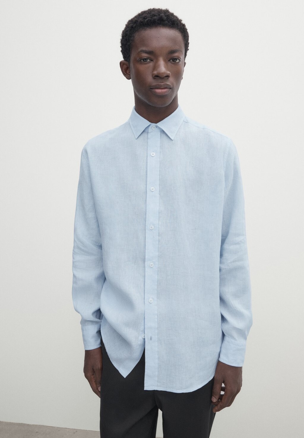 

Рубашка REGULAR FIT Massimo Dutti, цвет blue
