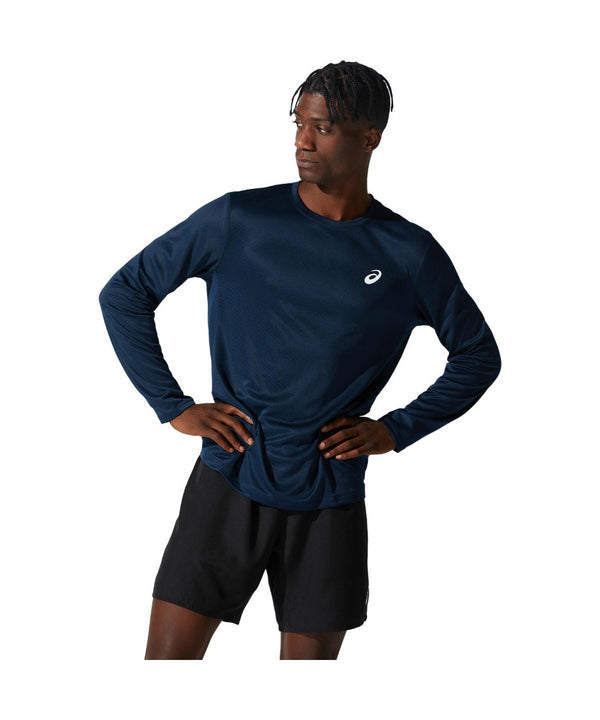 

Футболка silver long sleeves t-shirt 'french blue' Asics, синий