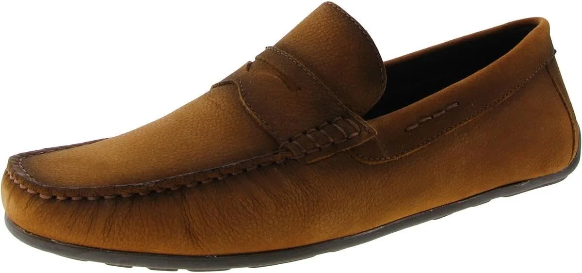 Лоферы мужские кожаные, Havana Nobuck Grainy Marc Joseph New York