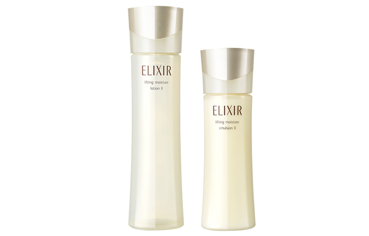 

Набор для ухода за кожей для сияющей молодости увлажняющая вода 170мл+эмульсия 130мл ELIXIR