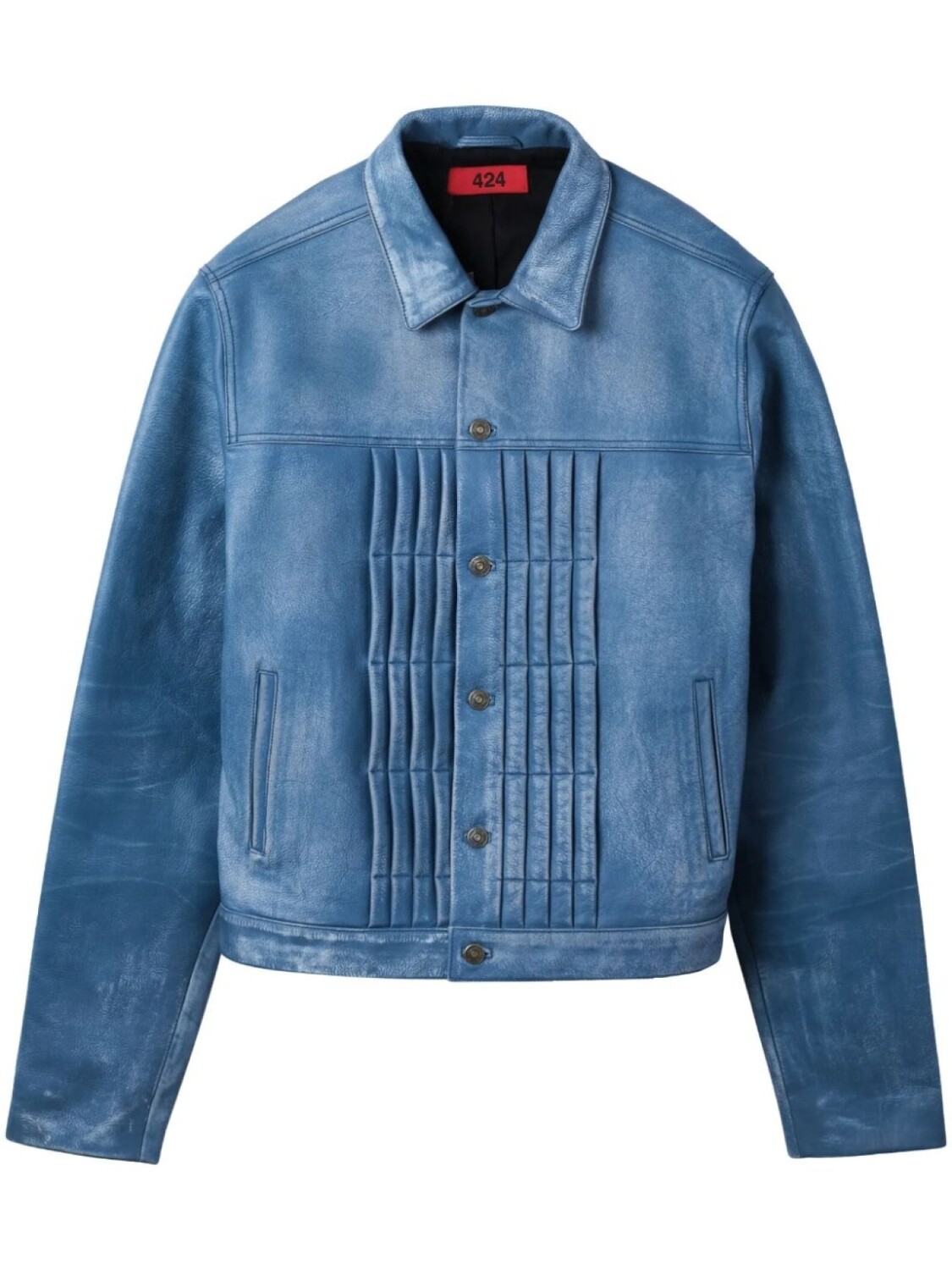 

Кожаная куртка дальнобойщика 424, синий