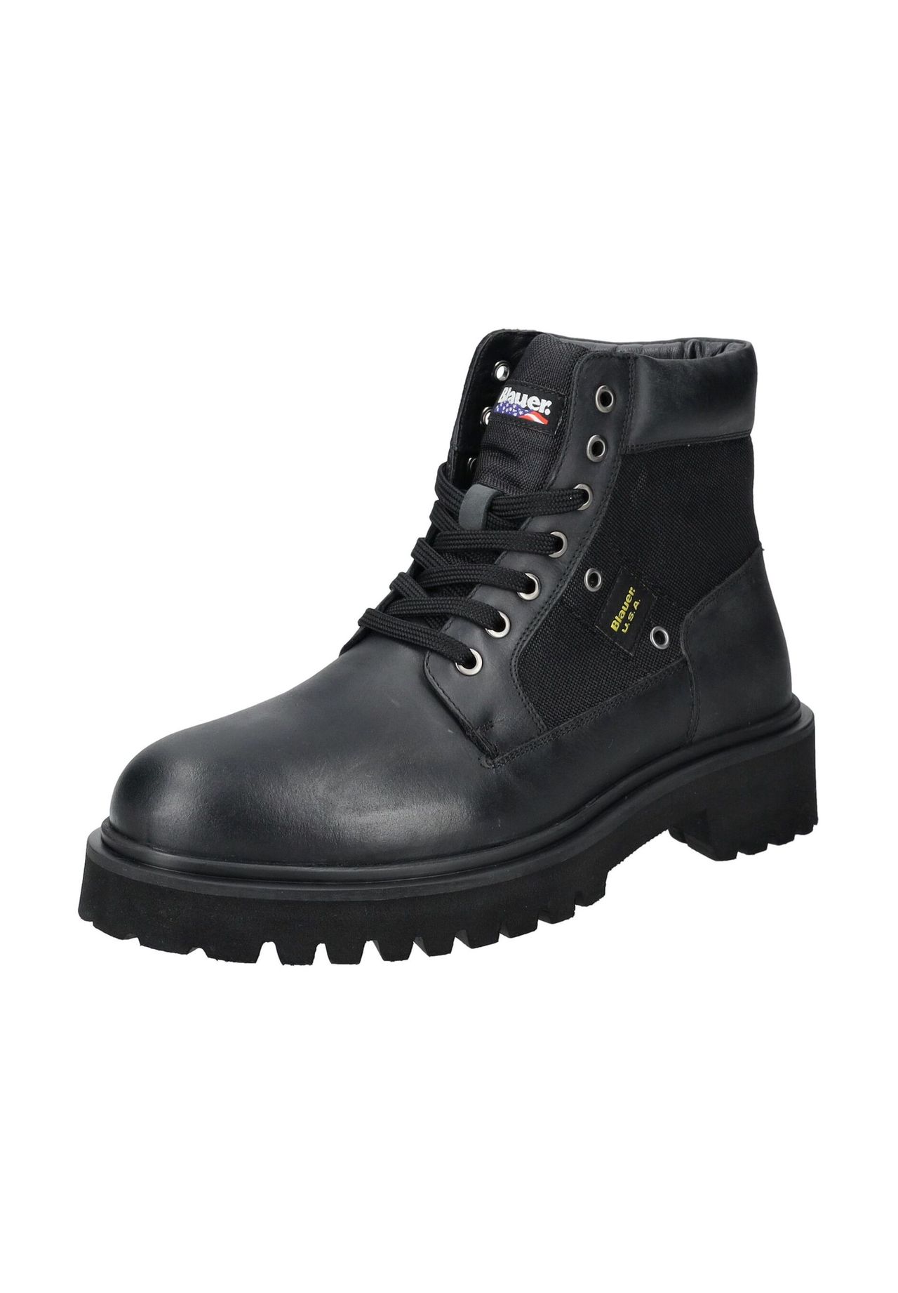 

Кожаные/текстильные ботильоны Blauer.USA, черный