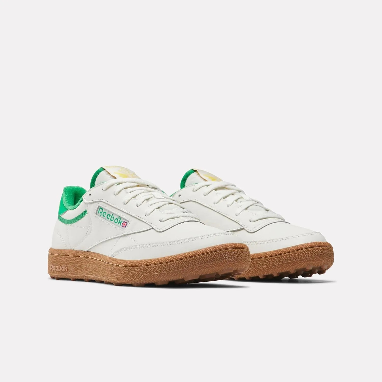 Мужские кроссовки для гольфа Reebok Club C, зеленый — фото 4