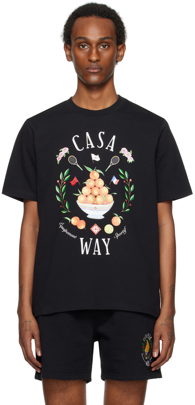 

Эксклюзивная футболка SSENSE «Casa Way» Casablanca, черный