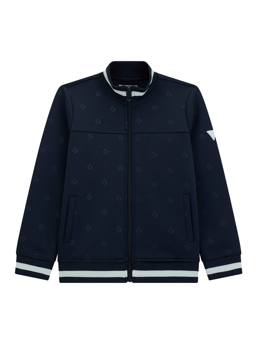 

Худи GUESS Zip-Up Hoodie, темно-синий